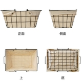 ワイヤーバスケット L 幅43×奥行30×高さ20cm | livingut | 詳細画像6