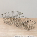 ワイヤーバスケット M 幅31×奥行24×高さ13cm | livingut | 詳細画像10 
