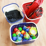 ランドリーバスケット 浅型 ドットバスケット | livingut | 詳細画像7 