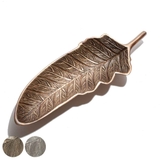 アクセサリートレイ ブラスフェザープレート アクセサリートレー | livingut | 詳細画像1