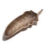 アクセサリートレイ ブラスフェザープレート アクセサリートレー | livingut | 詳細画像4