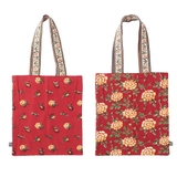 トートバッグ ブロックプリント 花柄 | livingut | 詳細画像3 