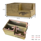 収納ボックス ポプラウッド デスクオーガナイザー | livingut | 詳細画像4 