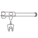 シャワーホルダー ハンギングバー シャワーフック | livingut | 詳細画像17