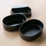 お弁当箱 小判型 黒 | livingut | 詳細画像5