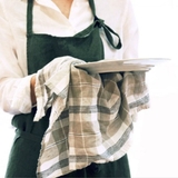 キッチンタオル 麻100% チェック | livingut | 詳細画像14