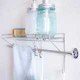 バスラック そのまま取付けられる タオルバーシェルフ | livingut | 詳細画像1