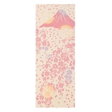 手ぬぐい 和布華 しだれ桜と富士山 | livingut | 詳細画像1