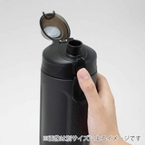 水筒 1200ml 大口径ダイレクトボトル1200ブラック | livingut | 詳細画像2 