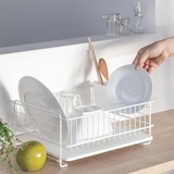 水切りかご 珪藻土プレート カトラリーポケット付き | livingut | 詳細画像15 