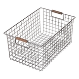 ワイヤーバスケット L 木柄 | livingut | 詳細画像7