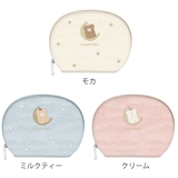 ポーチ ほっこりモコモカ ラウンドポーチ | livingut | 詳細画像2 