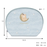 ポーチ ほっこりモコモカ ラウンドポーチ | livingut | 詳細画像3 