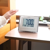 目覚まし時計 デジタル電波時計 掛置き兼用 | livingut | 詳細画像1
