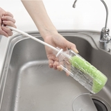 ボトルブラシ ピカピカ細口ボトル洗い 水筒洗いスポンジ | livingut | 詳細画像1 