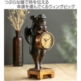置き時計 ぶたのオブジェ時計 アナログ | livingut | 詳細画像2