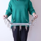 ステンレスハンガー 洗濯ハンガー NEWダイレクトステンレスハンガー32ピンチ | livingut | 詳細画像5 