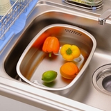 洗い桶 ステンレス製の小判型洗い桶 足付 | livingut | 詳細画像12