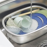 洗い桶 ステンレス製の小判型洗い桶 足付 | livingut | 詳細画像13