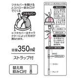 子供用水筒 ダイカットストロー式ブローボトル くまのプーさん | livingut | 詳細画像3