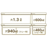 重箱 保冷バック付行楽ランチセット 3800ml | livingut | 詳細画像5 