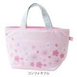ランチバッグ スエット地ランチバック 桜柄 | livingut | 詳細画像3