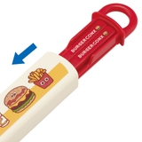 箸箱セット 抗菌食洗機対応箸箱セット バーガーフレンズ | livingut | 詳細画像5
