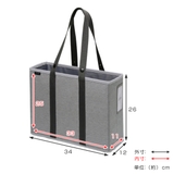 キャビネットバッグ 12cm幅 A4ファイル対応 | livingut | 詳細画像4