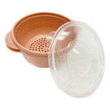 電子レンジ 調理器具 お皿になるレンジでヘルシー蒸し野菜 | livingut | 詳細画像2 