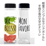 クリアーボトル 500ml 直飲み | livingut | 詳細画像2