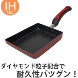 玉子焼き器 レッドダイヤモンドマーブル ローゼス | livingut | 詳細画像1