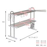 水切りラック 2段 伸縮式 | livingut | 詳細画像2 