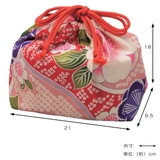 巾着袋 細長 桜ピンク | livingut | 詳細画像2 