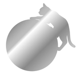 ミラー ねこ 丸形 | livingut | 詳細画像3