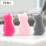 キッチンスポンジ ネコ 15個入り | livingut | 詳細画像1