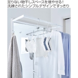 山崎実業 tower 伸縮浴室扉前物干しハンガー | livingut | 詳細画像2