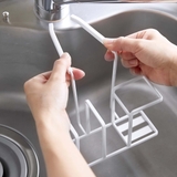 山崎実業 tower 蛇口にかけるスポンジ＆ブラシホルダー | livingut | 詳細画像10 