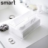 山崎実業 smart トレー蓋付きペーパータオルケース | livingut | 詳細画像1