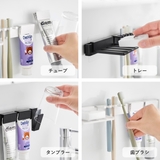 山崎実業 tower フィルムフック歯ブラシ＆歯磨き用品収納セット | livingut | 詳細画像10 