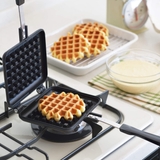 ワッフルメーカー アルミ フッ素加工 | livingut | 詳細画像4 