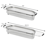 水切りラック スライド式シンクバスケット ステンレス | livingut | 詳細画像2 