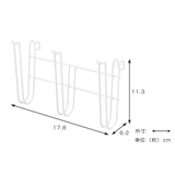 グラスホルダー 後付け3連グラスホルダー 抗菌 | livingut | 詳細画像2