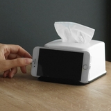 ティッシュケース ハーフティッシュボックス スマホスタンド | livingut | 詳細画像7