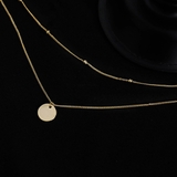ラウンドデザインダブルネックレス ネックレス アクセサリー | IRADOWL | 詳細画像5 