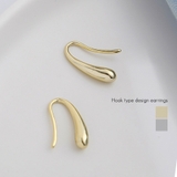 フック型デザインピアス アクセサリー アクセ | IRADOWL | 詳細画像1