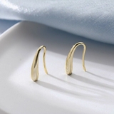 ゴールド | フック型デザインピアス アクセサリー アクセ | IRADOWL