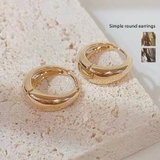 ピアス シンプル ラウンドデザイン | IRADOWL | 詳細画像1