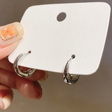 シルバー | ピアス シンプル ラウンドデザイン | IRADOWL