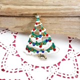 クリスマス 雪の積もったツリーのブローチ | lunolumo | 詳細画像1