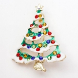 クリスマス 雪の積もったツリーのブローチ | lunolumo | 詳細画像2